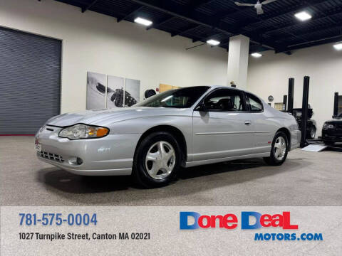 2002 Chevrolet Monte Carlo for sale at DONE DEAL MOTORS in Canton MA