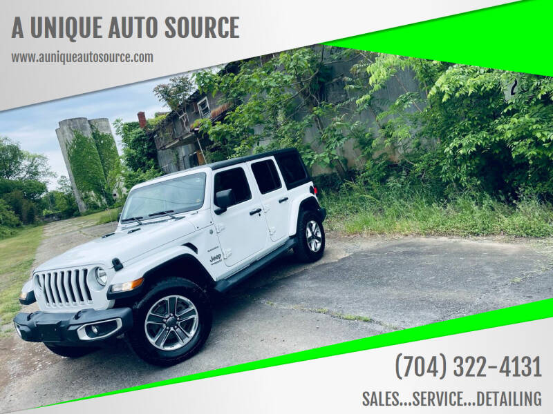 2020 Jeep Wrangler Unlimited for sale at A UNIQUE AUTO SOURCE in Albemarle NC
