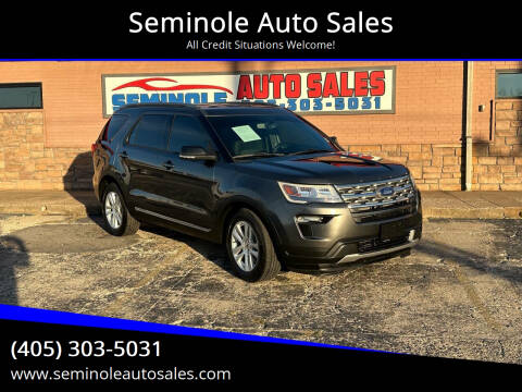 2018 Ford Explorer for sale at Seminole Auto Sales in Seminole OK