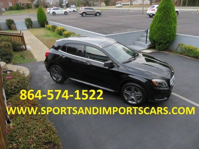 2015 Mercedes-Benz GLA for sale at Sports & Imports INC in Spartanburg SC