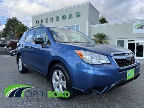 2015 Subaru Forester for sale at OPEN ROAD MOTORSPORTS in Lynnwood WA