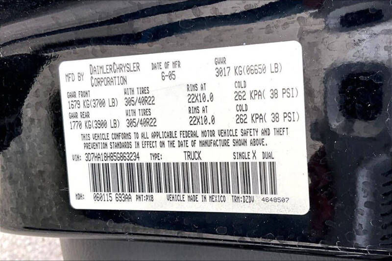 2005 Dodge Ram 1500 SRT-10