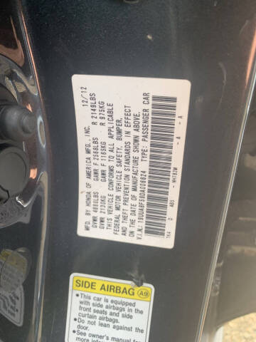 2013 Acura TL w/Tech