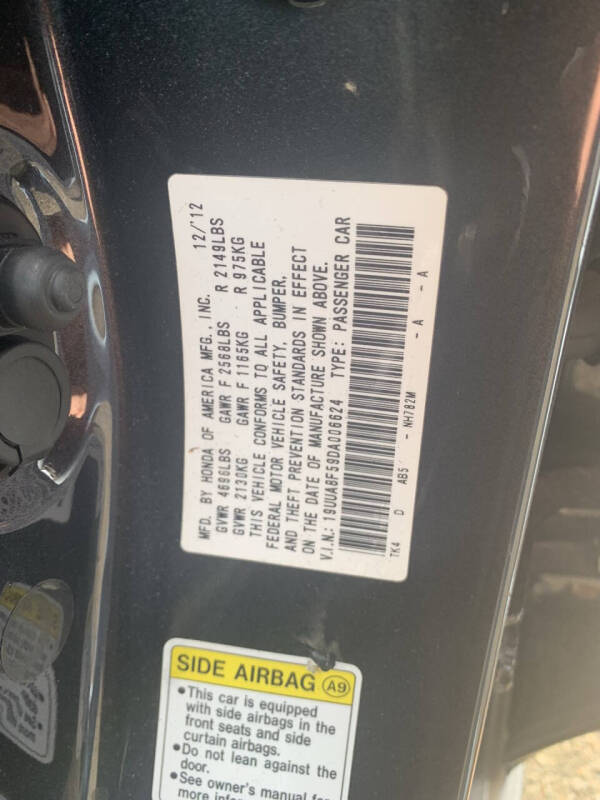 2013 Acura TL w/Tech