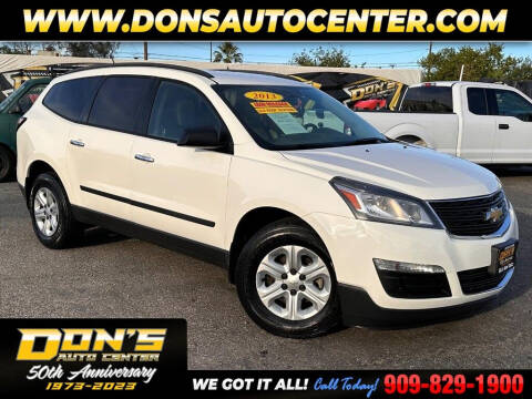 2013 Chevrolet Traverse for sale at Dons Auto Center in Fontana CA