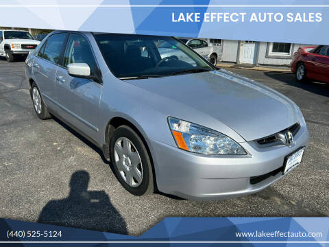 2005 Honda Accord for sale at Lake Effect Auto Sales in Chardon OH
