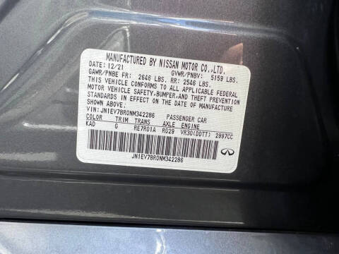 2022 Infiniti Q50 Luxe