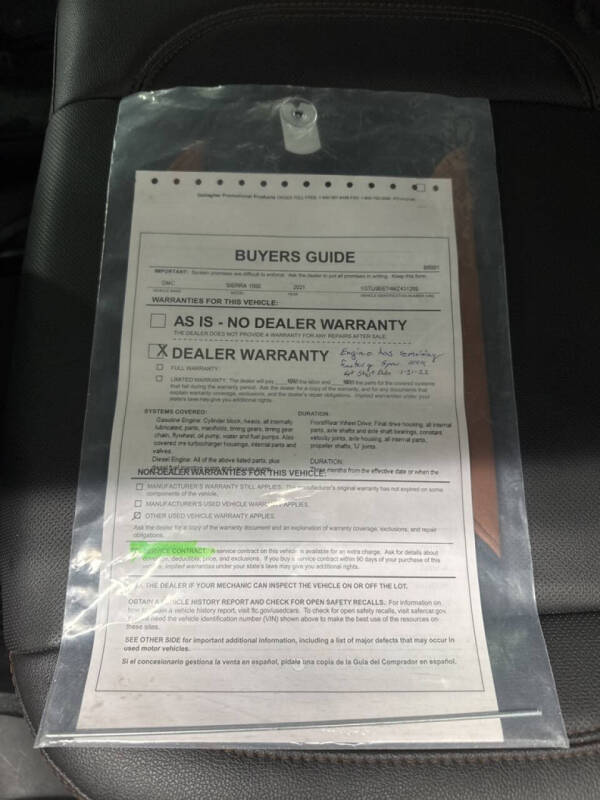 2021 GMC Sierra 1500