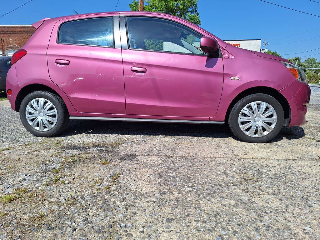 PINK 2015 Mitsubishi Mirage DE DE 4dr Hatchback CVT 2