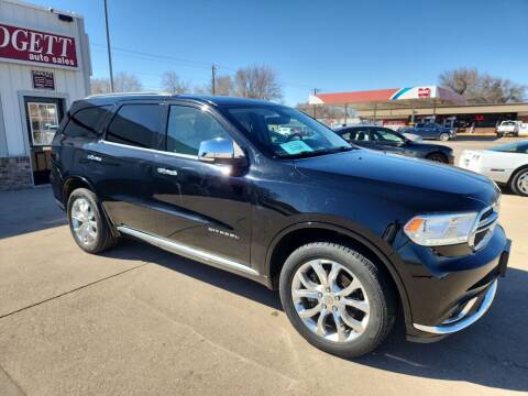 2017 Dodge Durango for sale at Padgett Auto Sales in Aberdeen SD