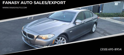 2011 BMW 5 Series for sale at FANASY AUTO SALES/EXPORT in Yorba Linda CA