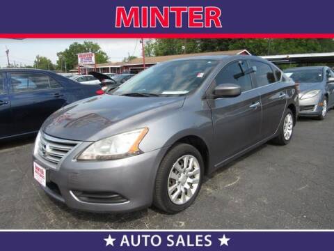 2015 Nissan Sentra for sale at Minter Auto Sales in South Houston TX