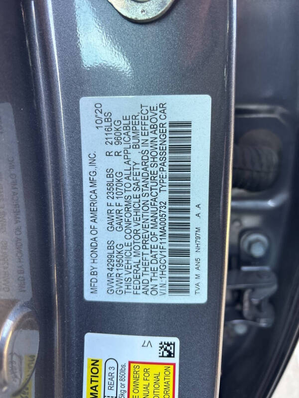 2021 Honda Accord LX