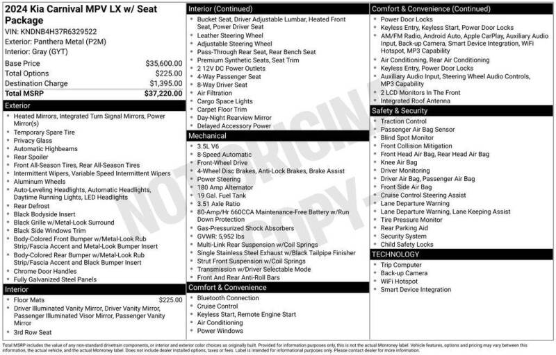 2024 Kia Carnival