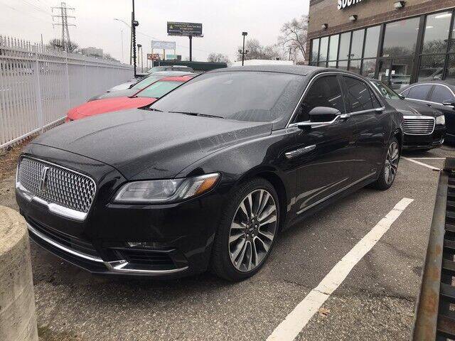 2017 Lincoln Continental for sale at SOUTHFIELD QUALITY CARS in Detroit MI