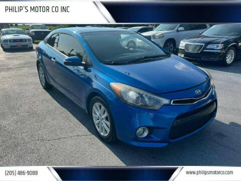 2014 Kia Forte Koup for sale at PHILIP'S MOTOR CO INC in Haleyville AL