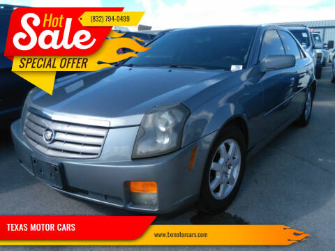 2005 Cadillac CTS for sale at TEXAS MOTOR CARS in Houston TX