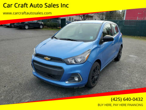 2017 Chevrolet Spark for sale at Car Craft Auto Sales Inc in Lynnwood WA