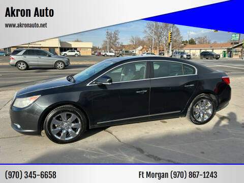 2012 Buick LaCrosse for sale at Akron Auto - Fort Morgan in Fort Morgan CO