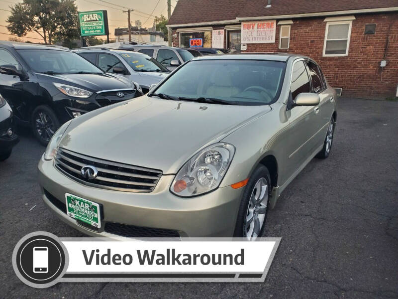 2006 Infiniti G35 for sale at Kar Connection in Little Ferry NJ