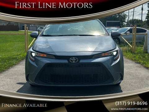 2020 Toyota Corolla for sale at First Line Motors in Jamestown IN