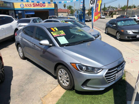 2017 Hyundai Elantra for sale at ROMO'S AUTO SALES in Los Angeles CA