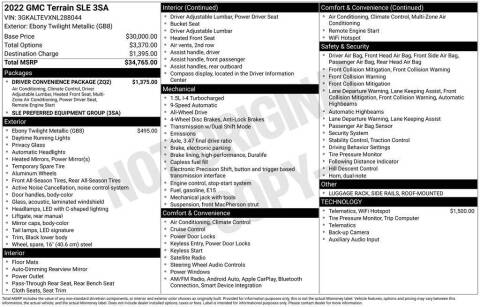 2022 GMC Terrain SLE
