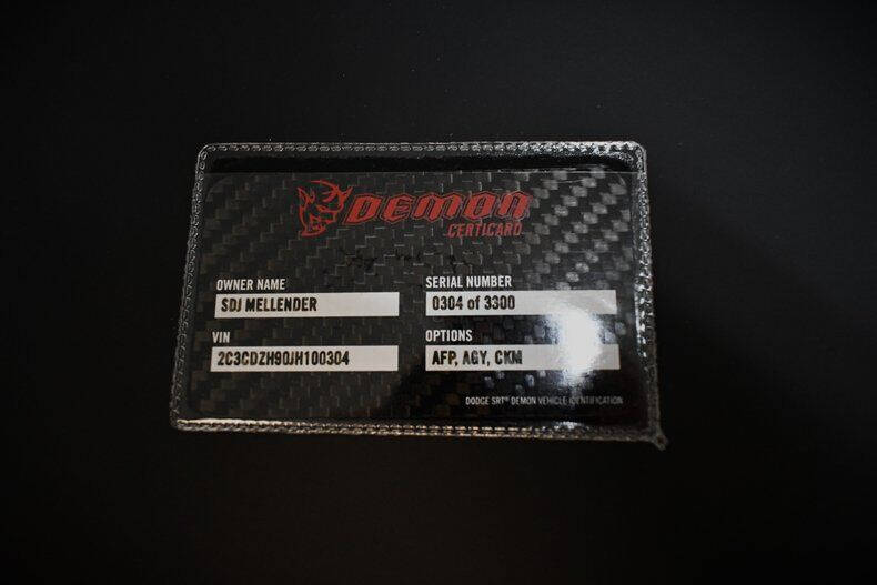 2018 Dodge Challenger SRT Demon