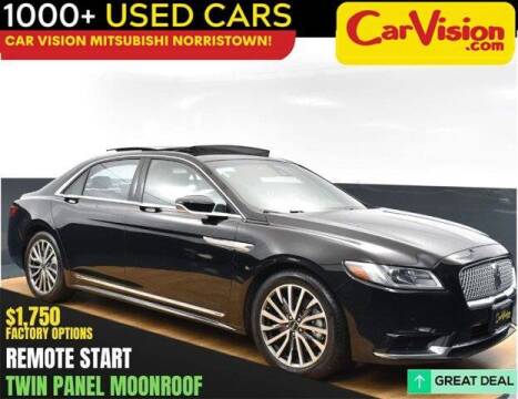 2019 Lincoln Continental for sale at Car Vision Mitsubishi Norristown in Norristown PA