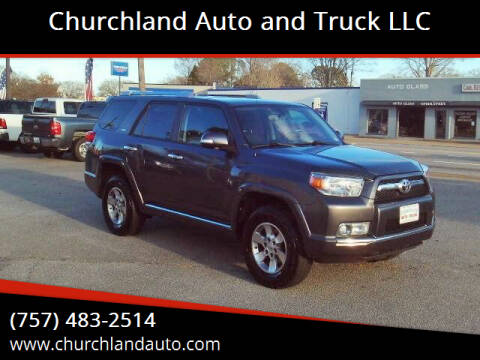 2010 Toyota 4Runner for sale at Churchland Auto and Truck LLC in Portsmouth VA