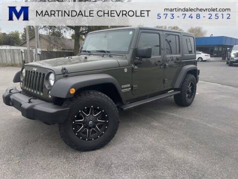 2015 Jeep Wrangler Unlimited for sale at MARTINDALE CHEVROLET in New Madrid MO