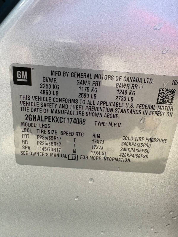 2012 Chevrolet Equinox LT