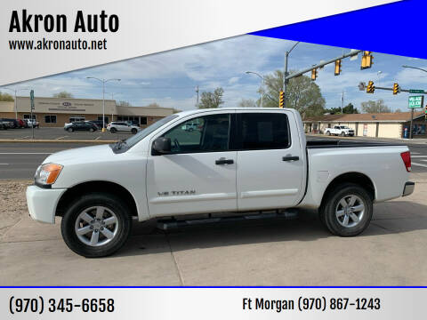 2010 Nissan Titan for sale at Akron Auto - Fort Morgan in Fort Morgan CO
