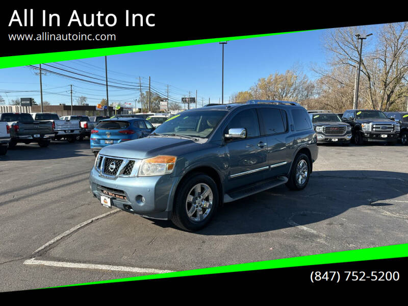 2012 Nissan Armada for sale at All In Auto Inc in Palatine IL