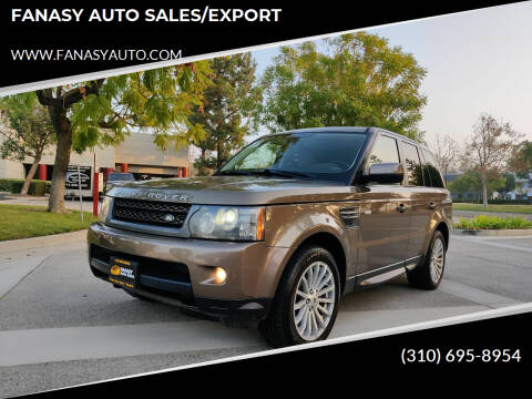 2011 Land Rover Range Rover Sport for sale at FANASY AUTO SALES/EXPORT in Yorba Linda CA