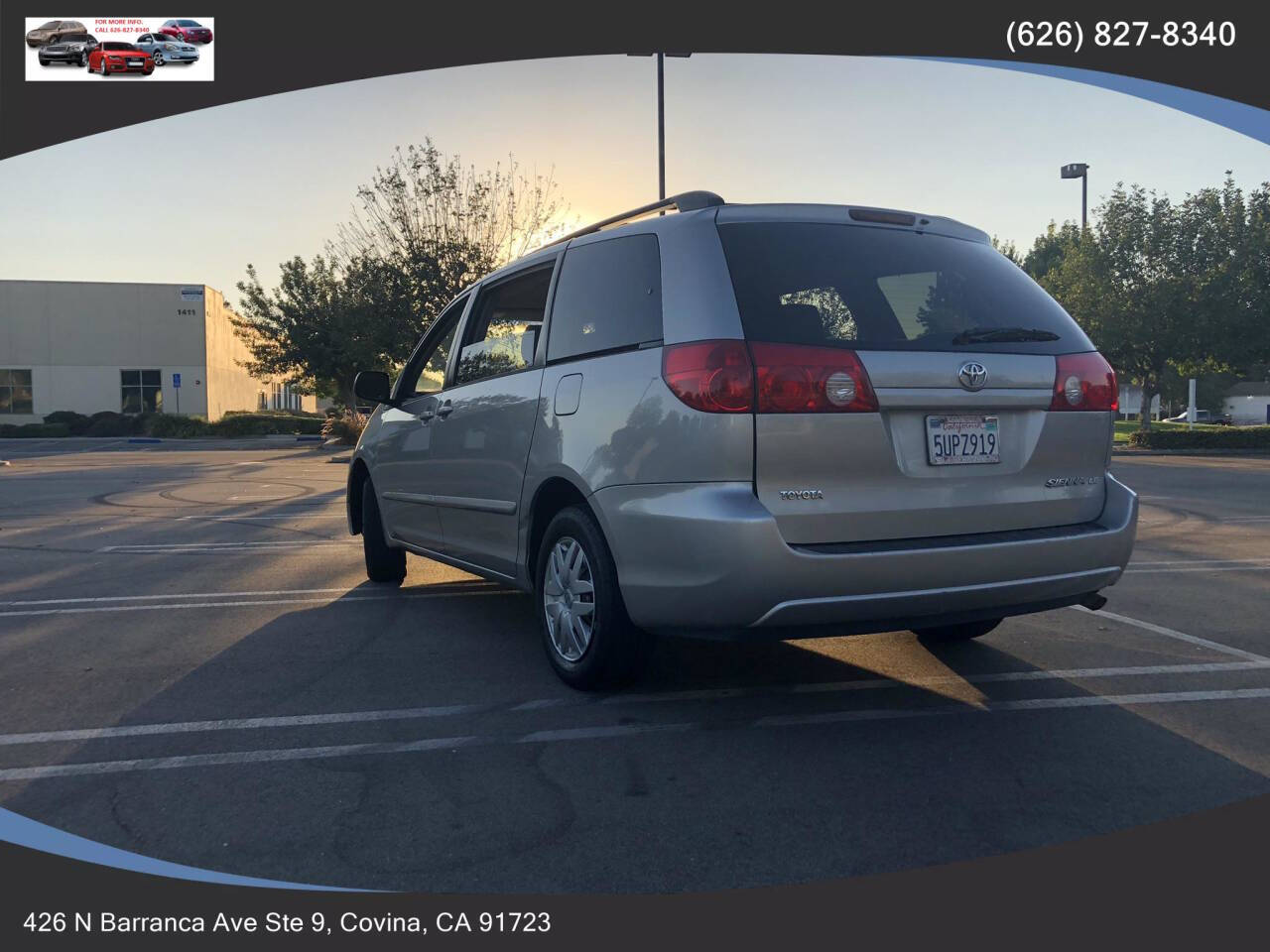 2006 Toyota Sienna for sale at JMB AUTO SALES INC in Covina, CA