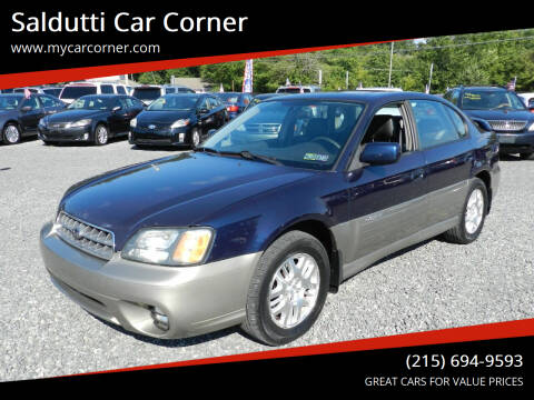 2004 Subaru Outback for sale at Saldutti Car Corner in Gilbertsville PA