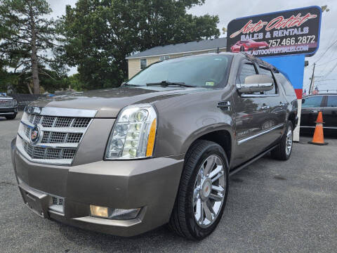 2013 Cadillac Escalade ESV for sale at Auto Outlet Sales and Rentals in Norfolk VA