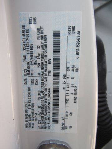 2022 Lincoln Corsair Standard