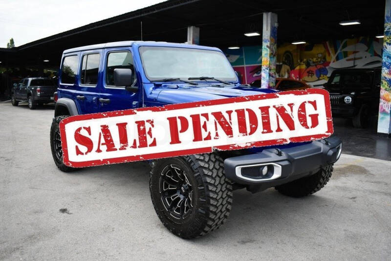 2020 Jeep Wrangler Unlimited for sale at STS Automotive - MIAMI in Miami FL