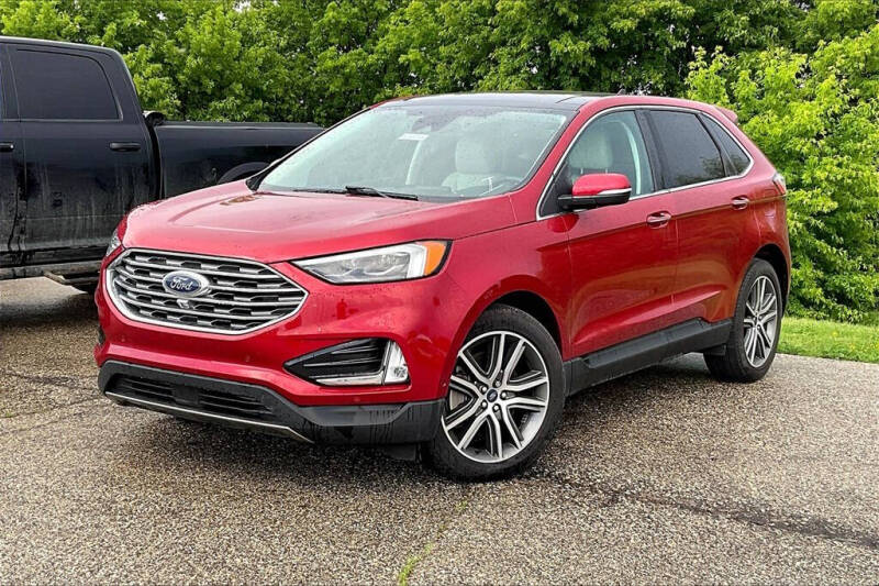 Used 2021 Ford Edge Titanium with VIN 2FMPK4K92MBA12999 for sale in Montevideo, Minnesota