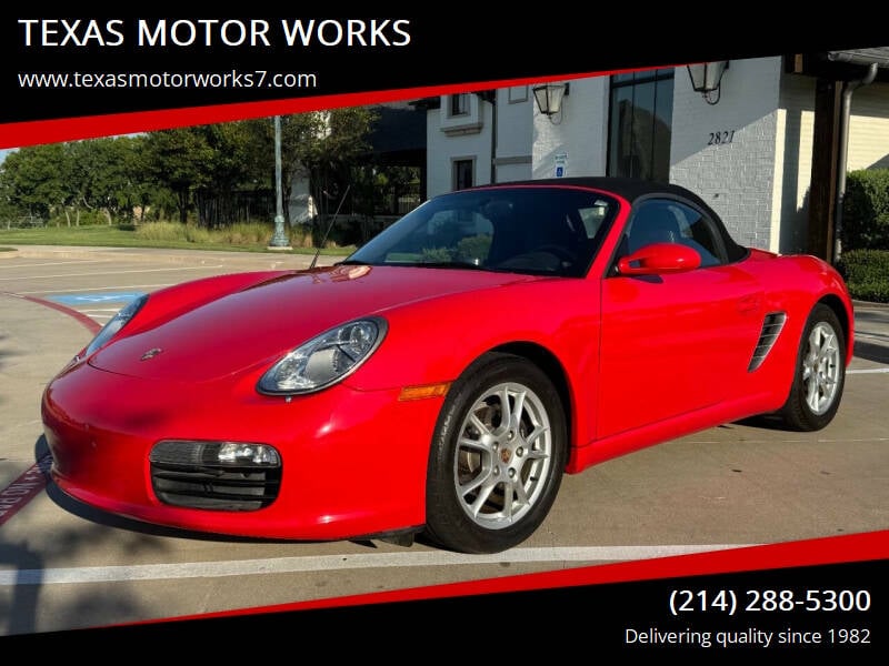 2005 Porsche Boxster for sale at TEXAS MOTOR WORKS in Arlington TX