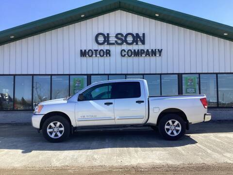 2013 Nissan Titan for sale at Olson Motor Company in Morris MN