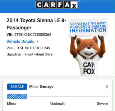 2014 Toyota Sienna LE 8-Passenger