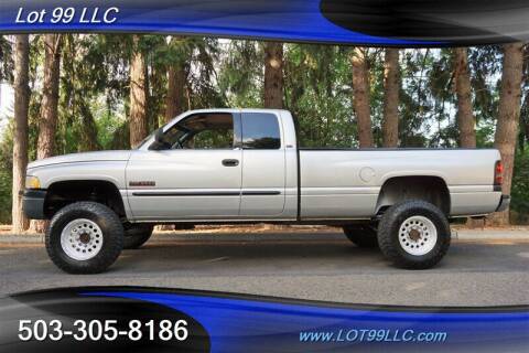 2001 Dodge Ram Pickup 2500 for sale at LOT 99 LLC in Milwaukie OR
