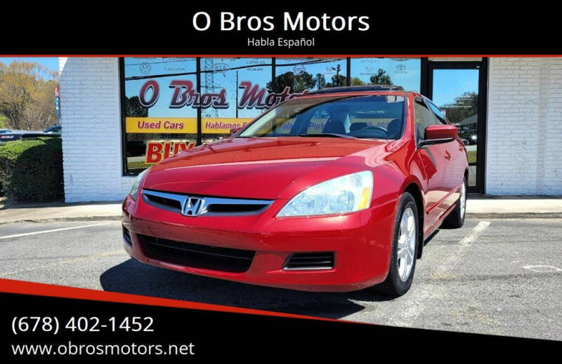 2007 Honda Accord for sale at O Bros Motors in Marietta GA