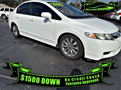 2009 Honda Civic for sale at RIVERSIDE MOTORCARS INC - Main Lot in New Smyrna Beach FL