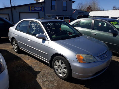 2002 Honda Civic for sale at Classic Heaven Used Cars & Service in Brimfield MA