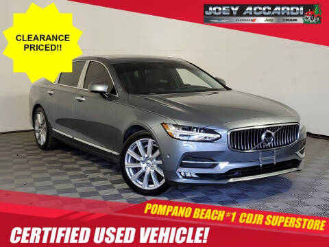2018 Volvo S90 for sale at PHIL SMITH AUTOMOTIVE GROUP - Joey Accardi Chrysler Dodge Jeep Ram in Pompano Beach FL