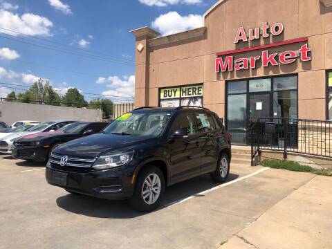 2015 Volkswagen Tiguan for sale at Auto Market in Oklahoma City OK